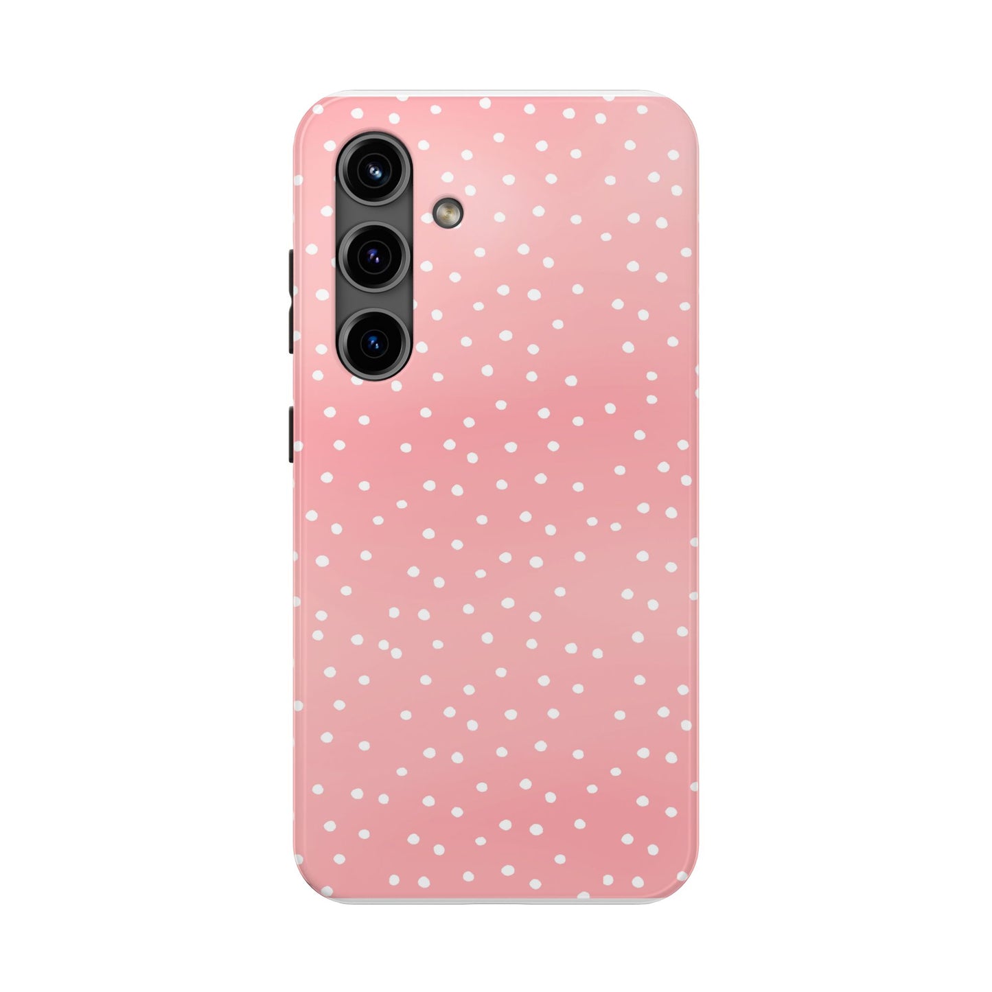 Dinky Dots Coral / White Phone Case