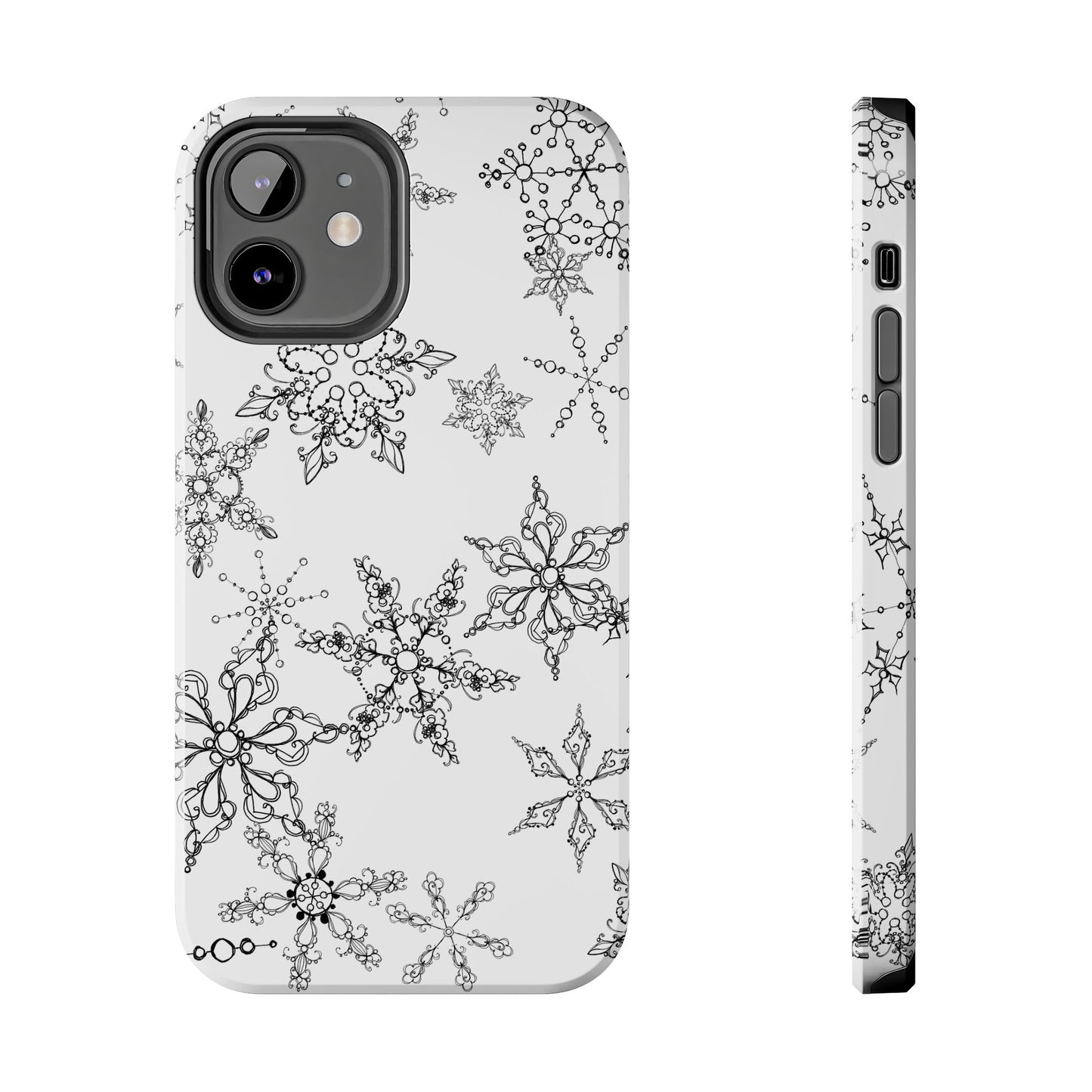 Random Flakes White Phone Case