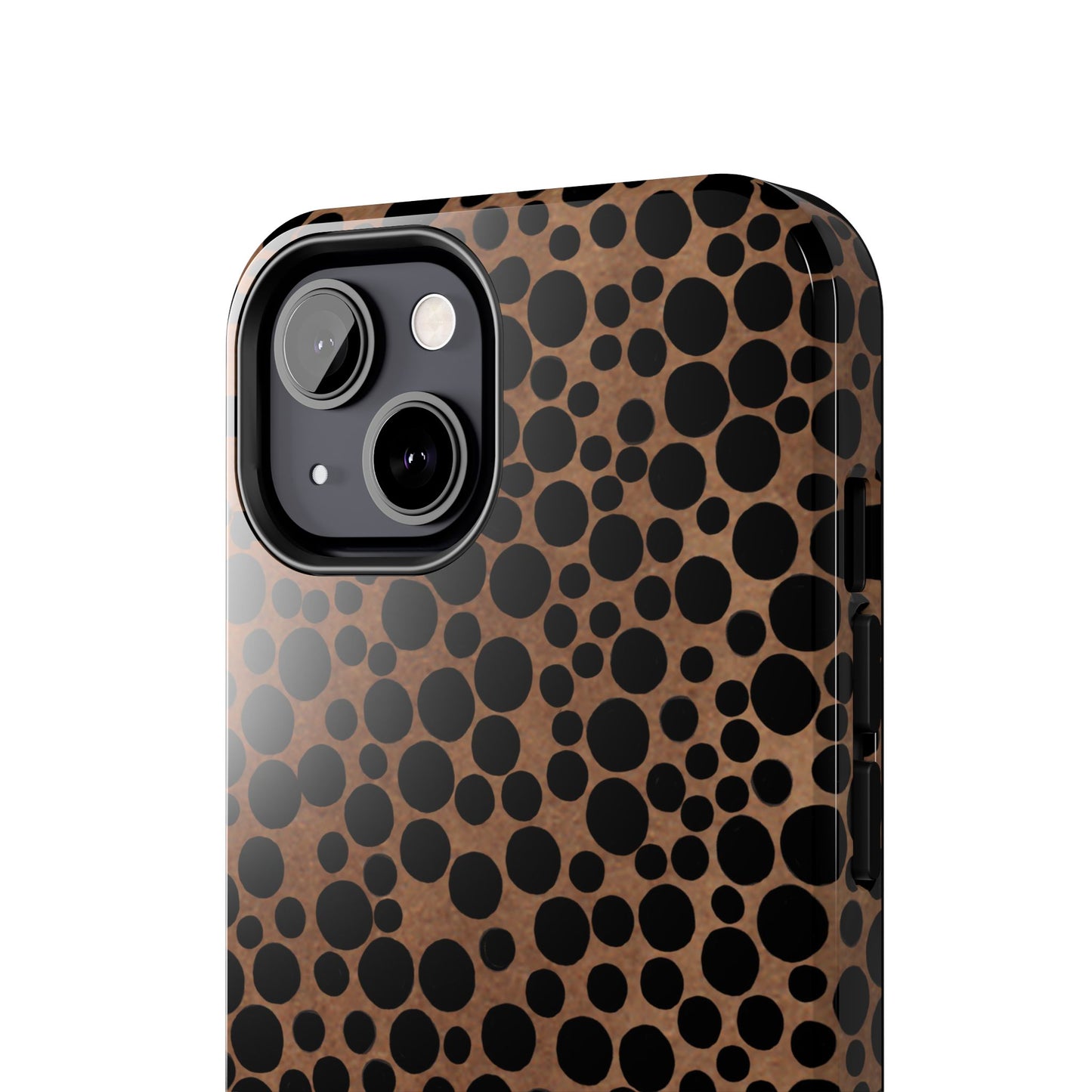 Felt Dots Caramel Phone Case