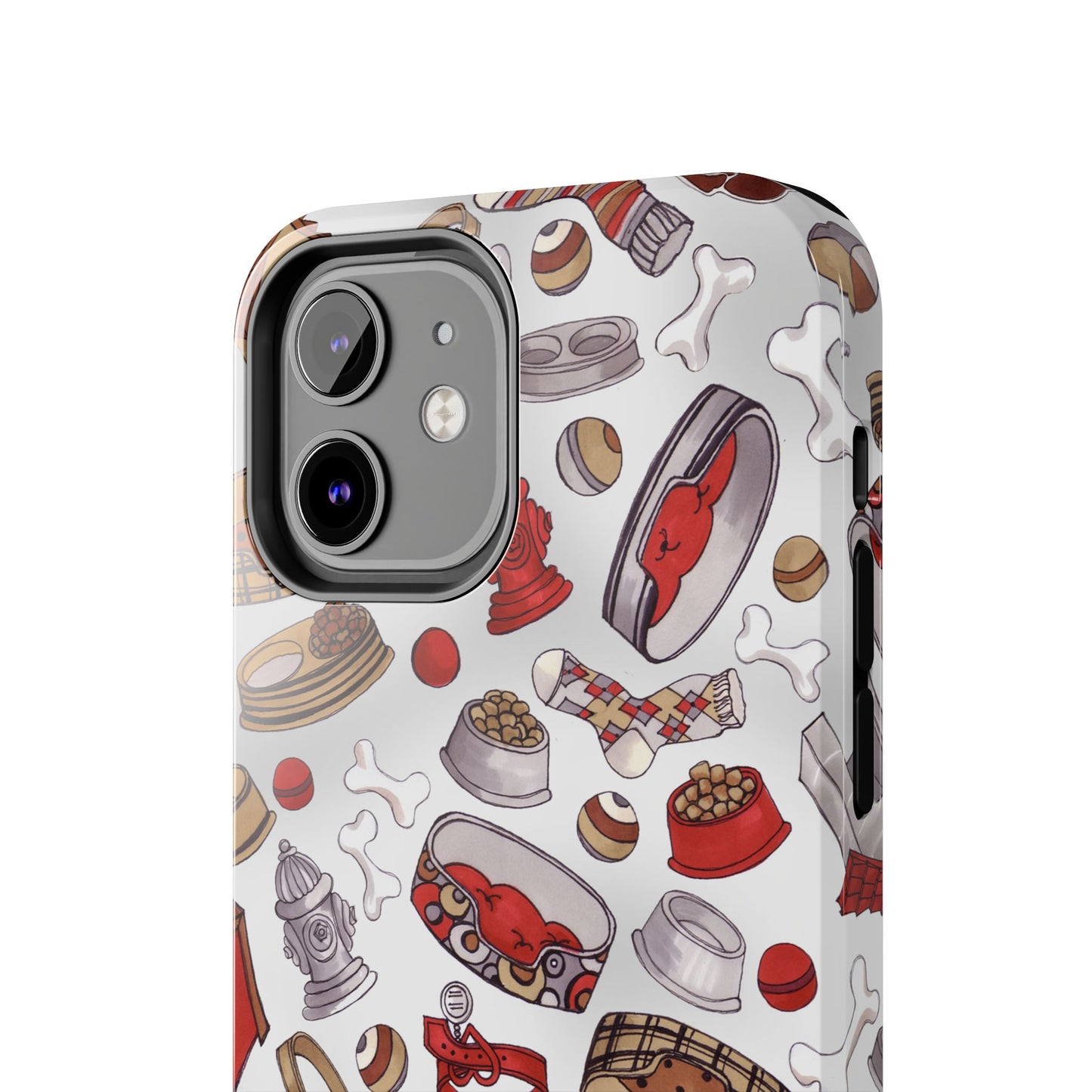 Doggie Stuff Gray Phone Case