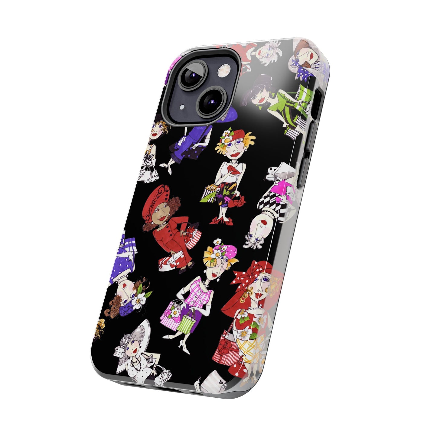 Gone Shopping Tossed Black Phone Case