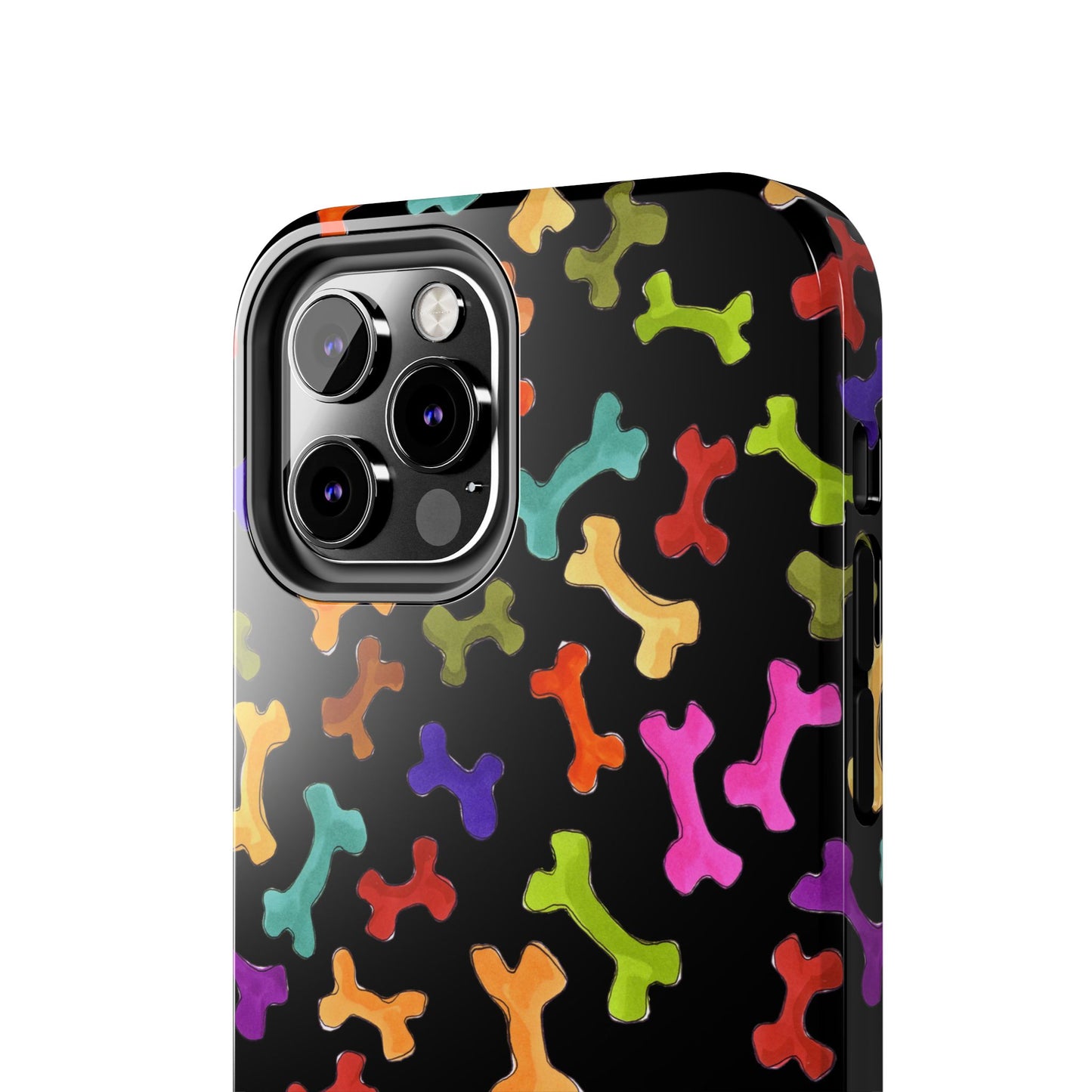 Happy Bones Black Phone Case