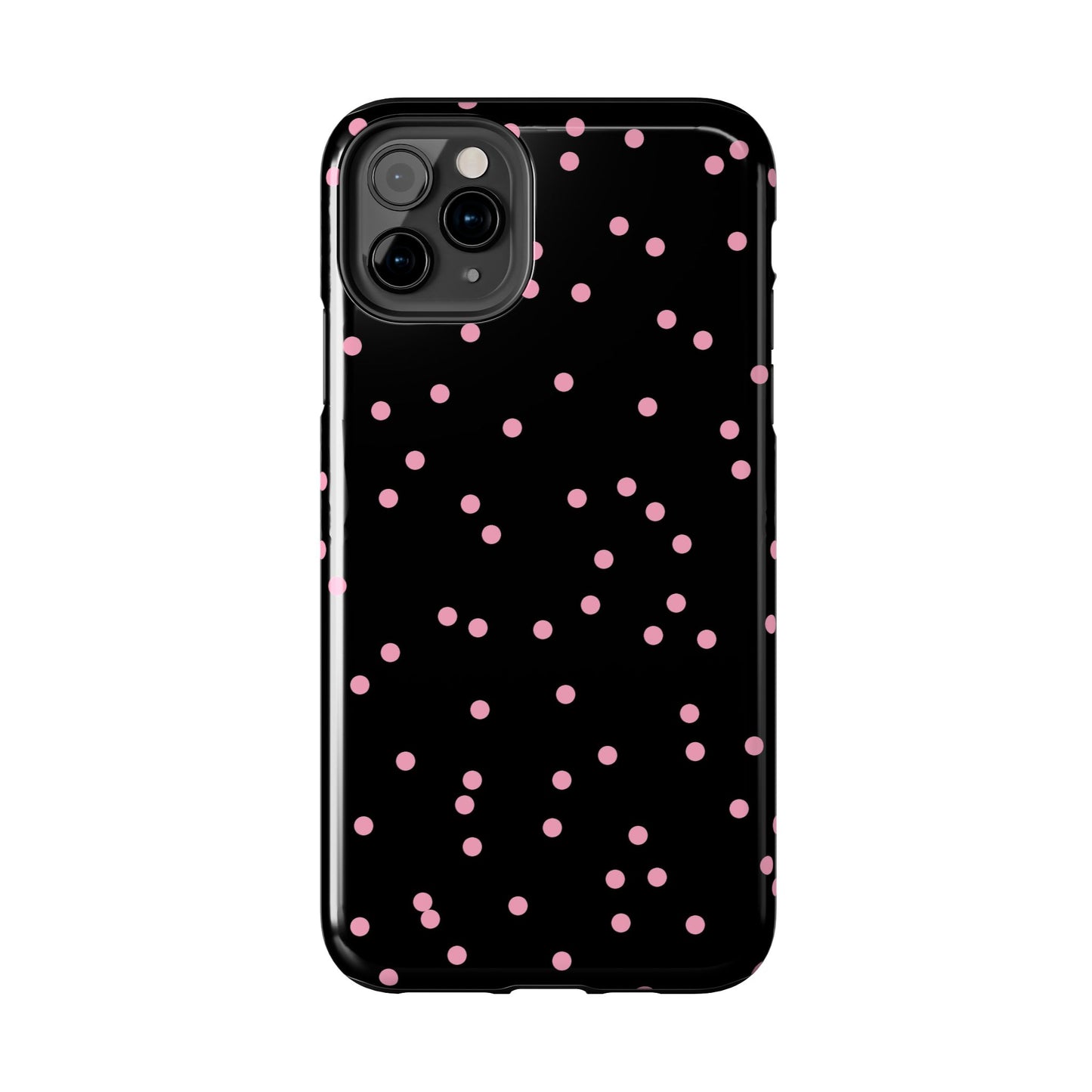 Space Dots Black / Pink Phone Case