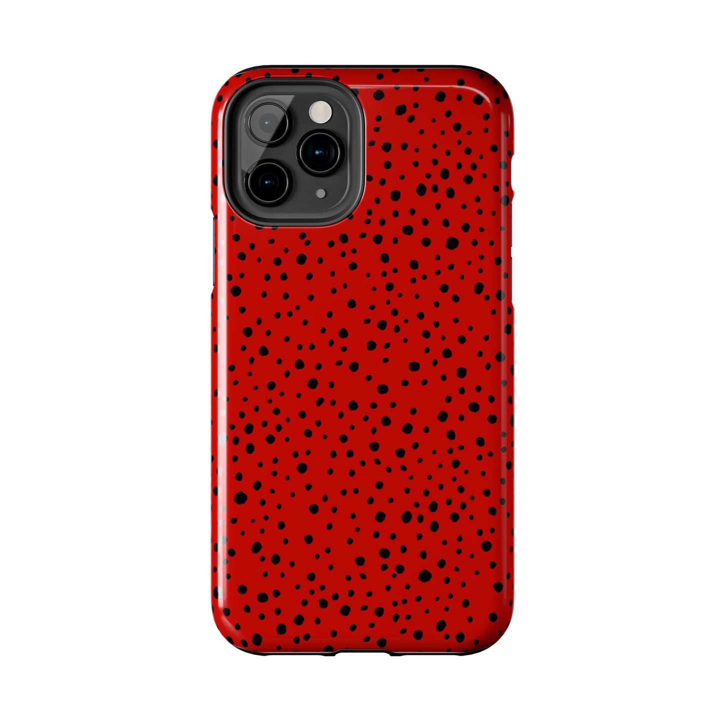 Pepper Dots Red / Black Phone Case