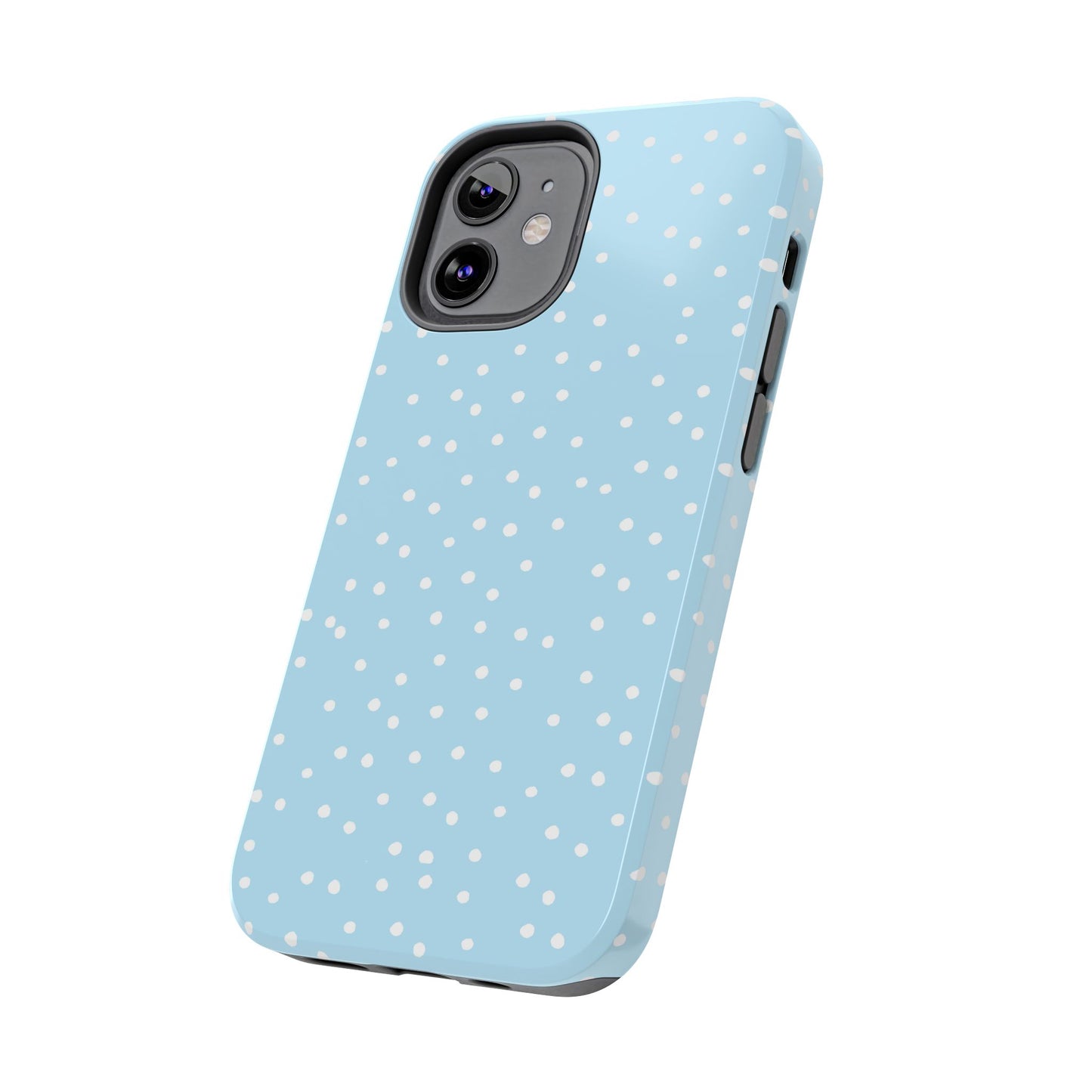 Dinky Dots Aqua / White Phone Case
