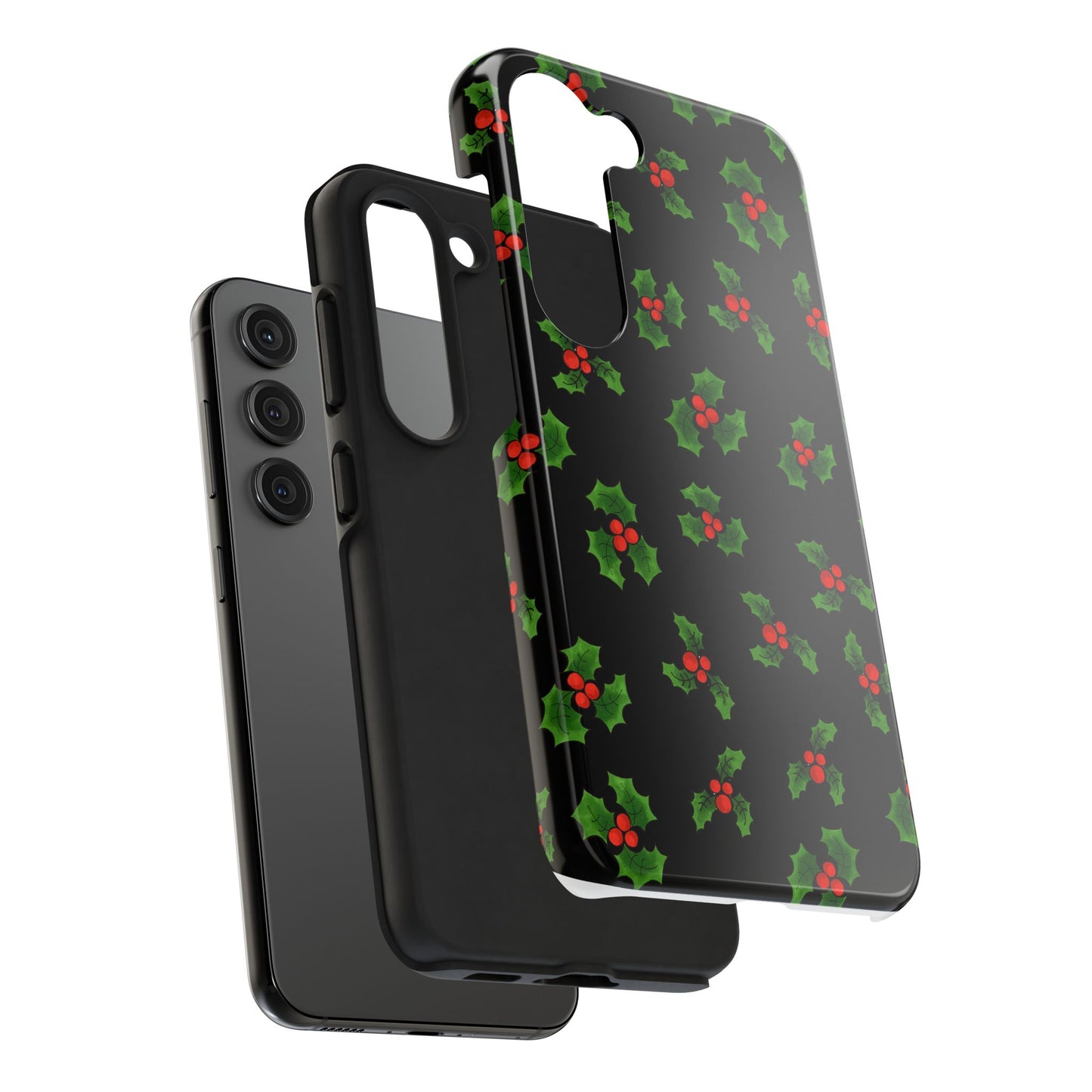 Lotsa Holly Black Phone Case