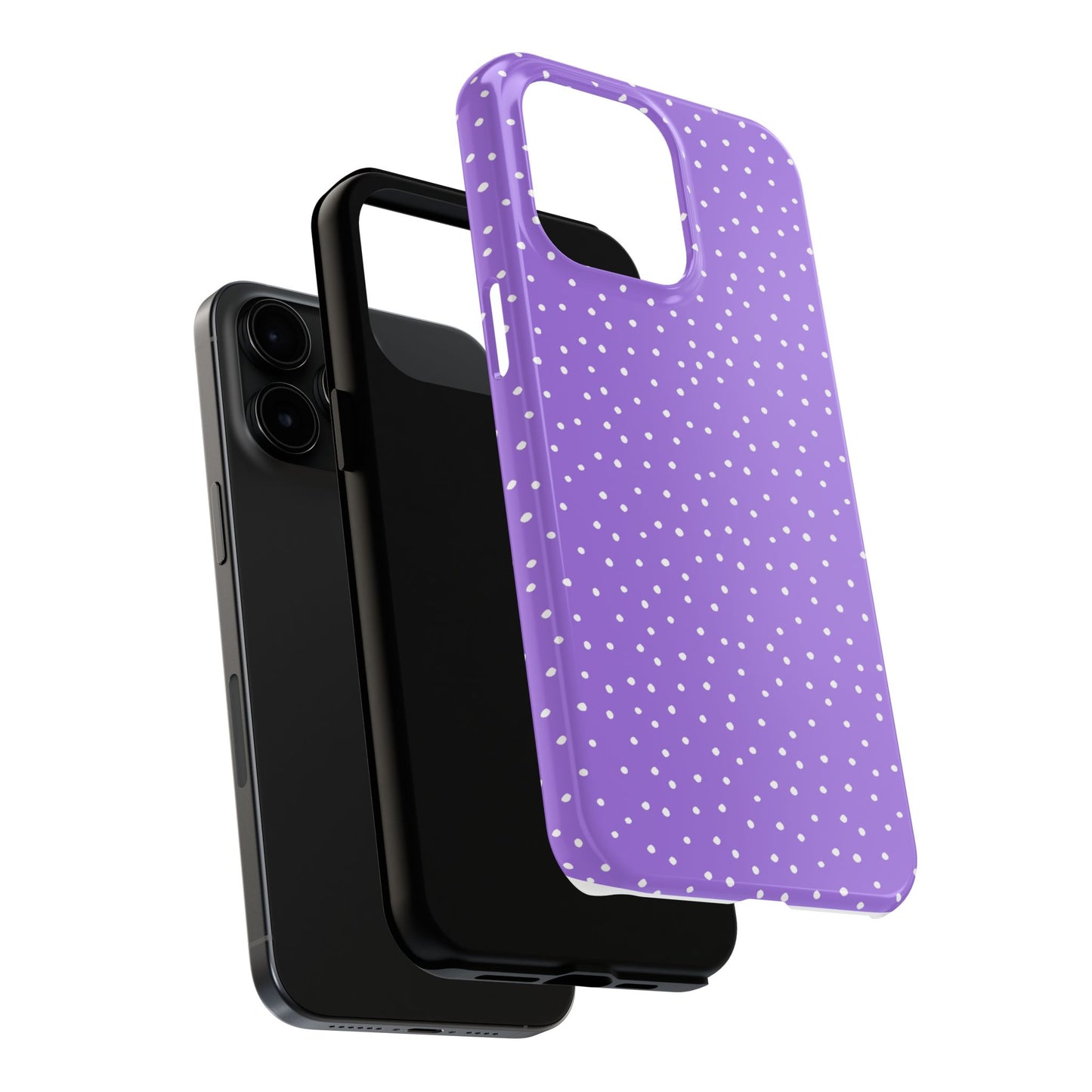 Dinky Dots Lilac / White Phone Case