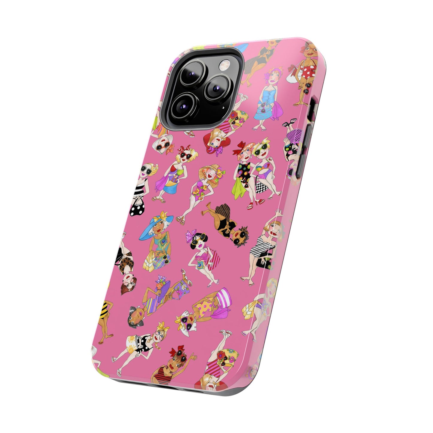 Tossed Beauties Pink Phone Case