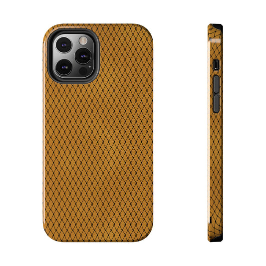 Fishnet Gold Phone Case