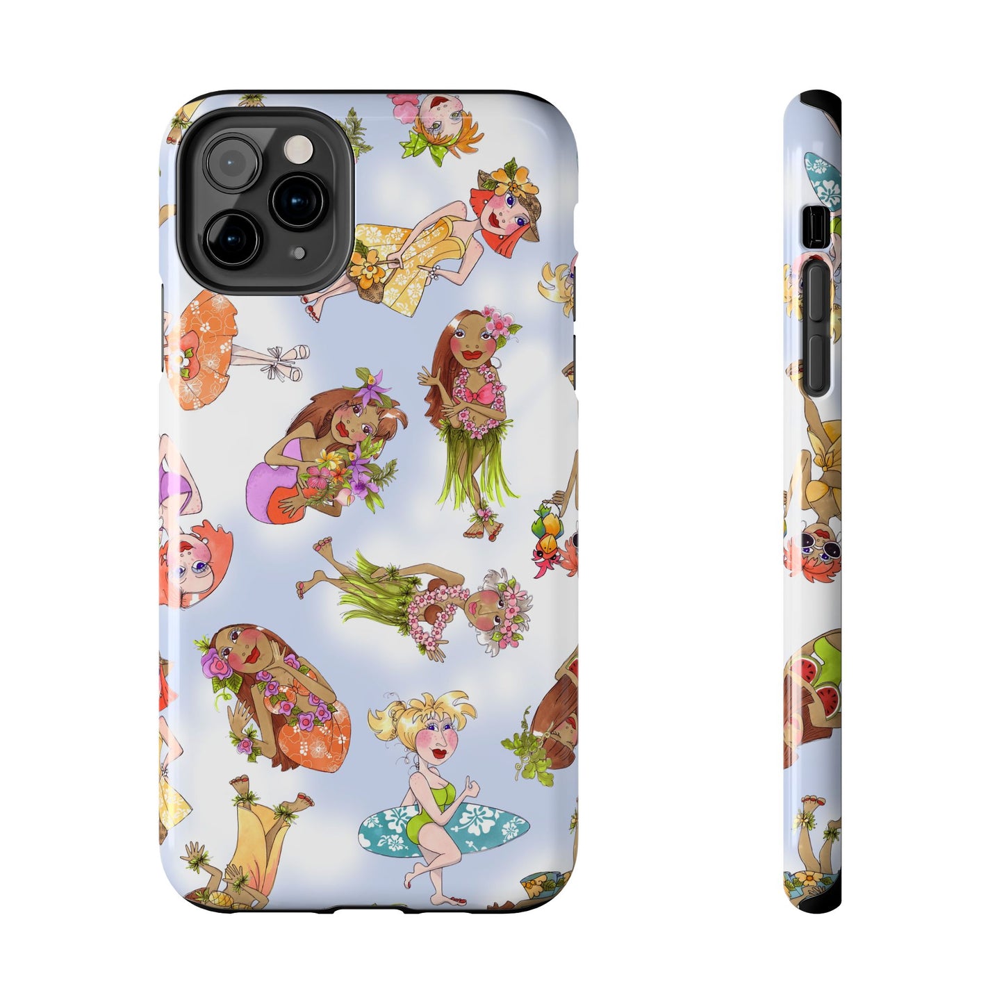 Island Toss Blue Sky Phone Case