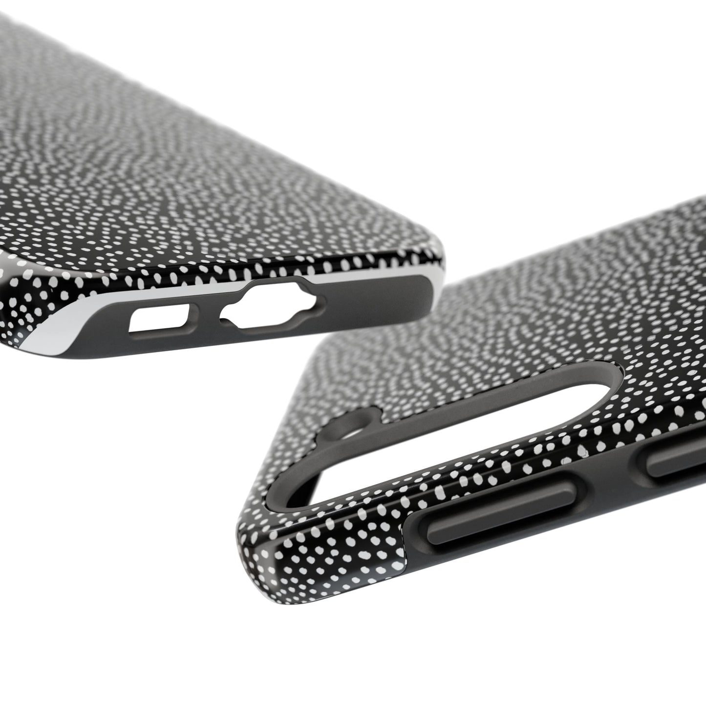 Baby Dots Black / White Phone Case