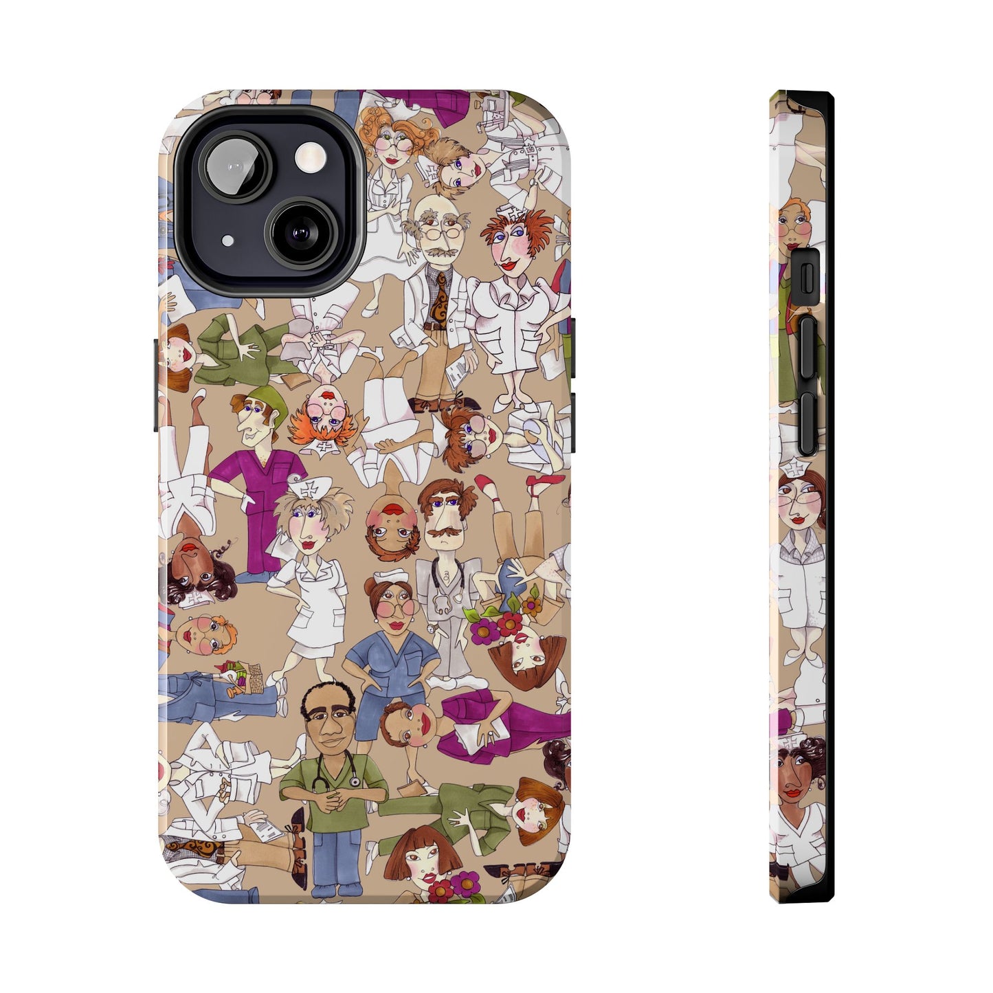 Diverse Nurse Khaki Phone Case