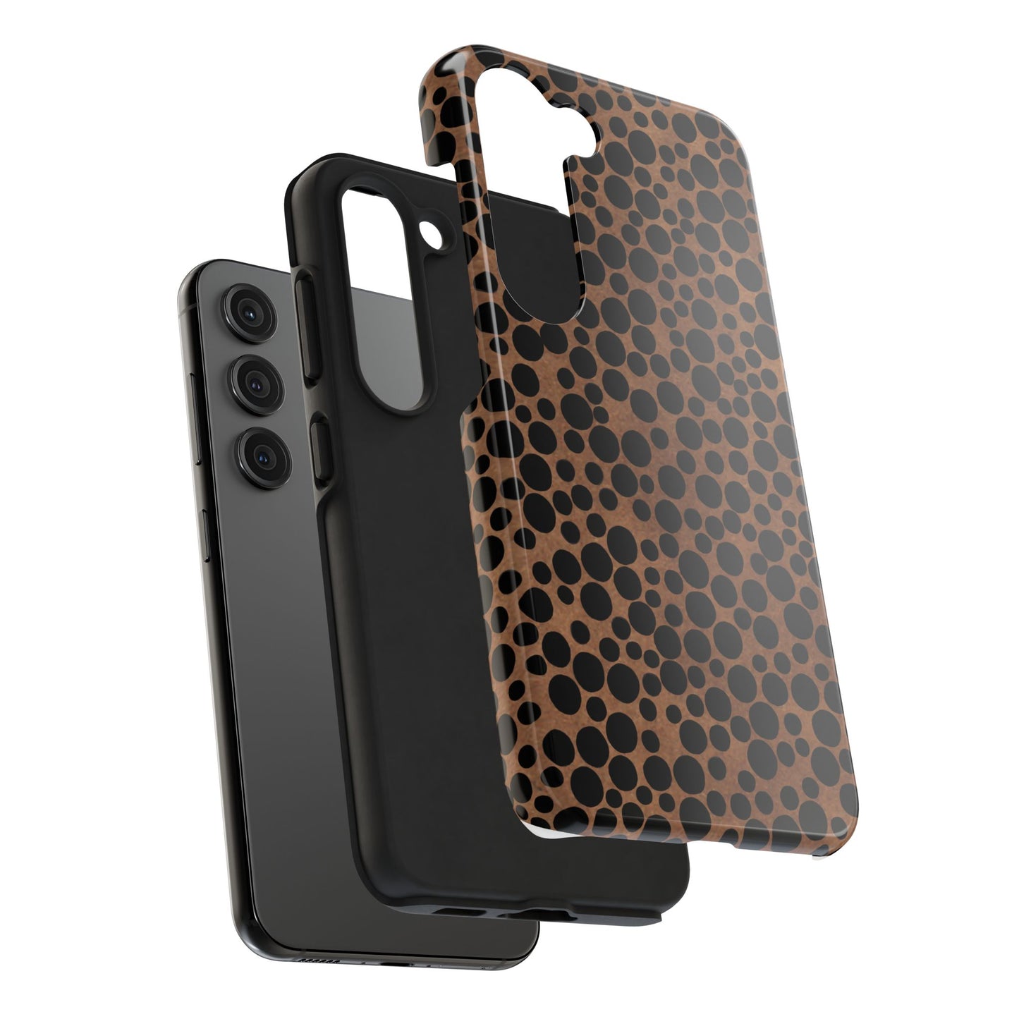 Felt Dots Caramel Phone Case
