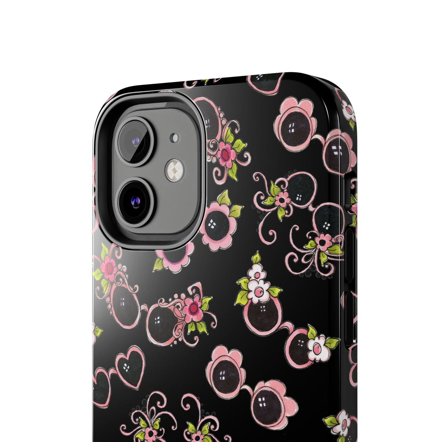 Tossed Shades Black Phone Case