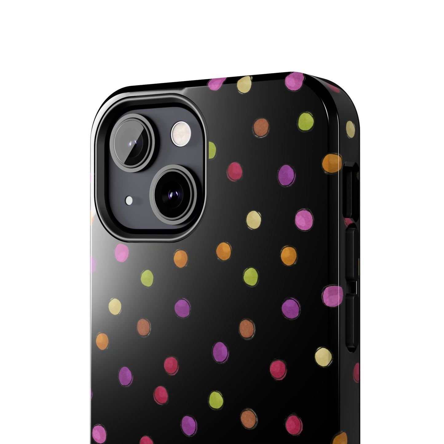Tea Dot Black Phone Case