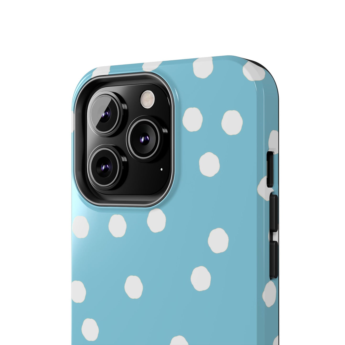 Jumbo Dots Turquoise / White Phone Case