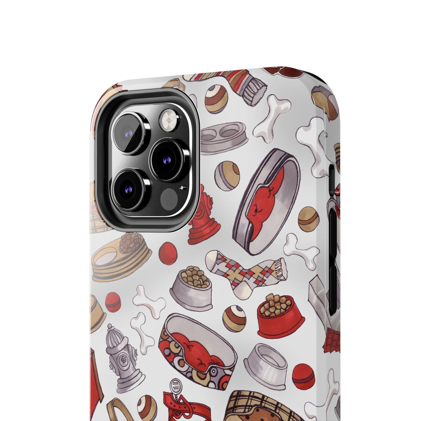 Doggie Stuff Gray Phone Case