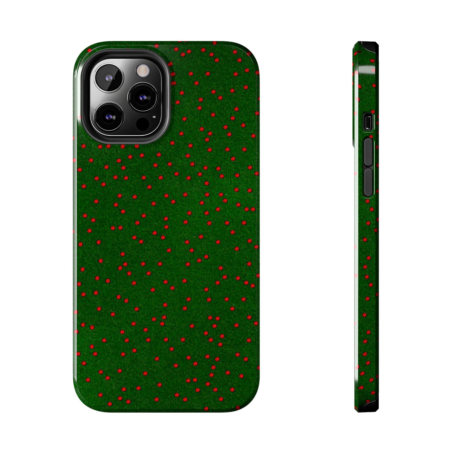 Happy Dots Green / Red Phone Case