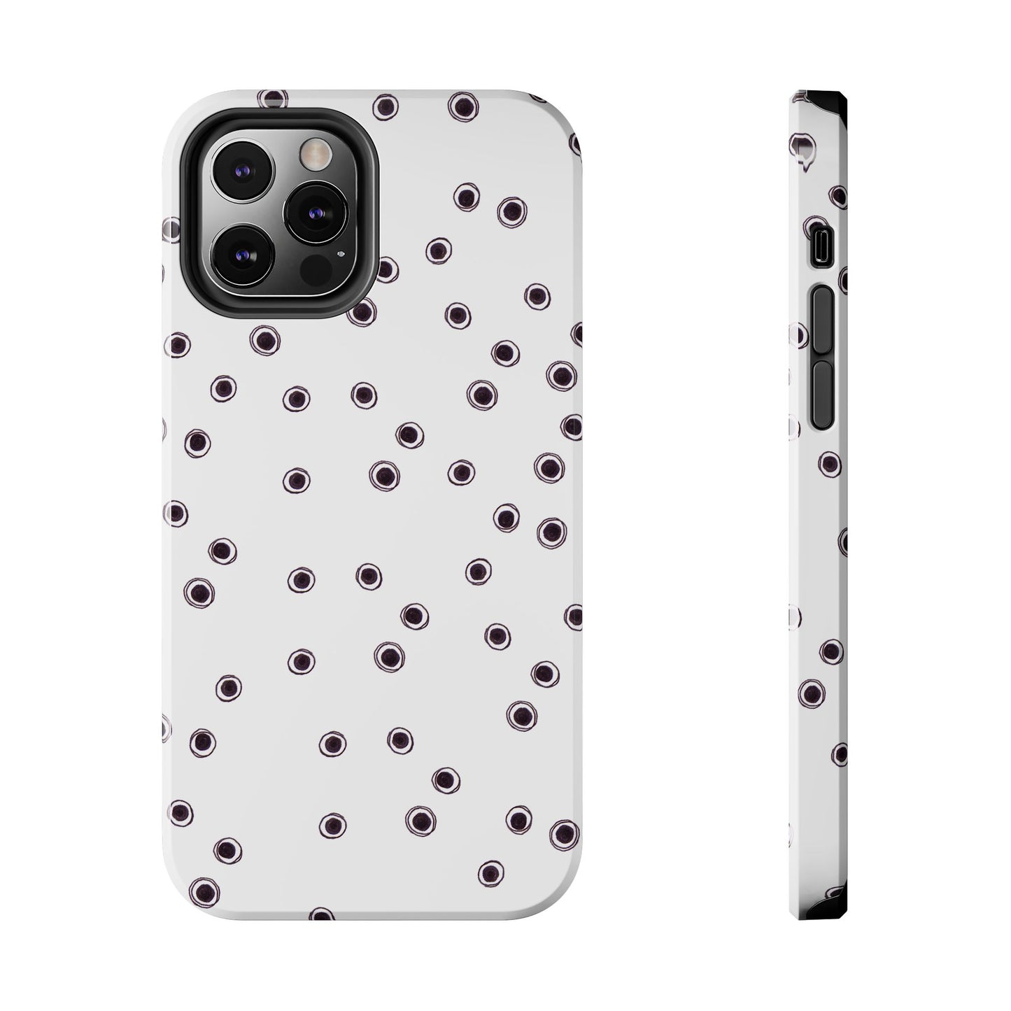 Halo Dots White Phone Case