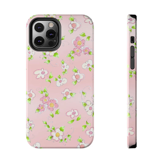 Precious Posies Pink Phone Case