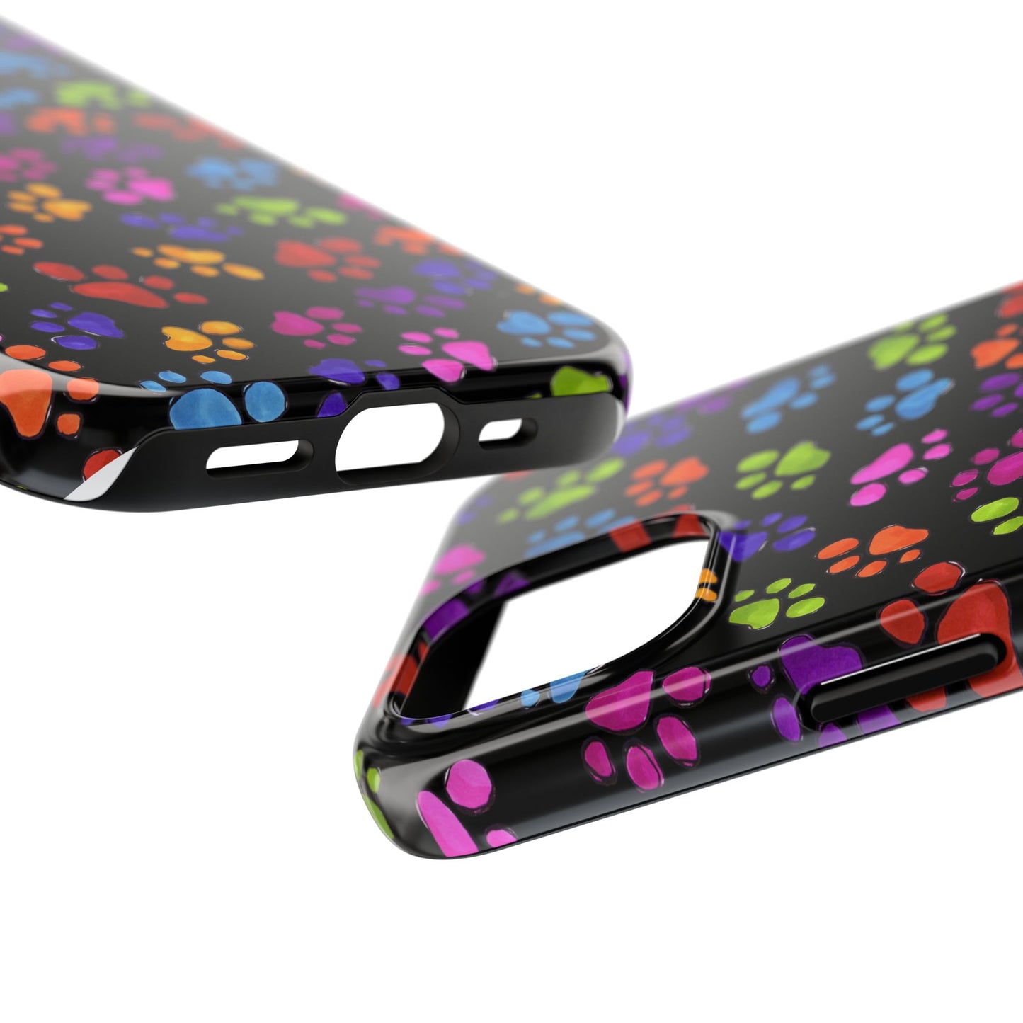 Fancy Paws Black Phone Case