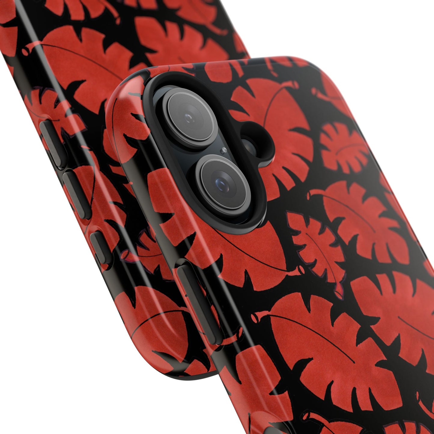 Red Bananas Black Phone Case