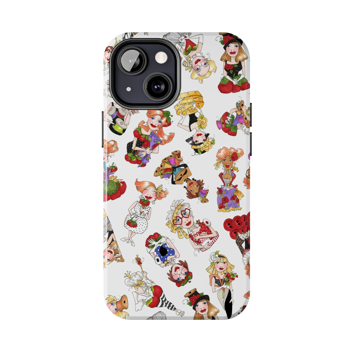 Curious Toss White Phone Case