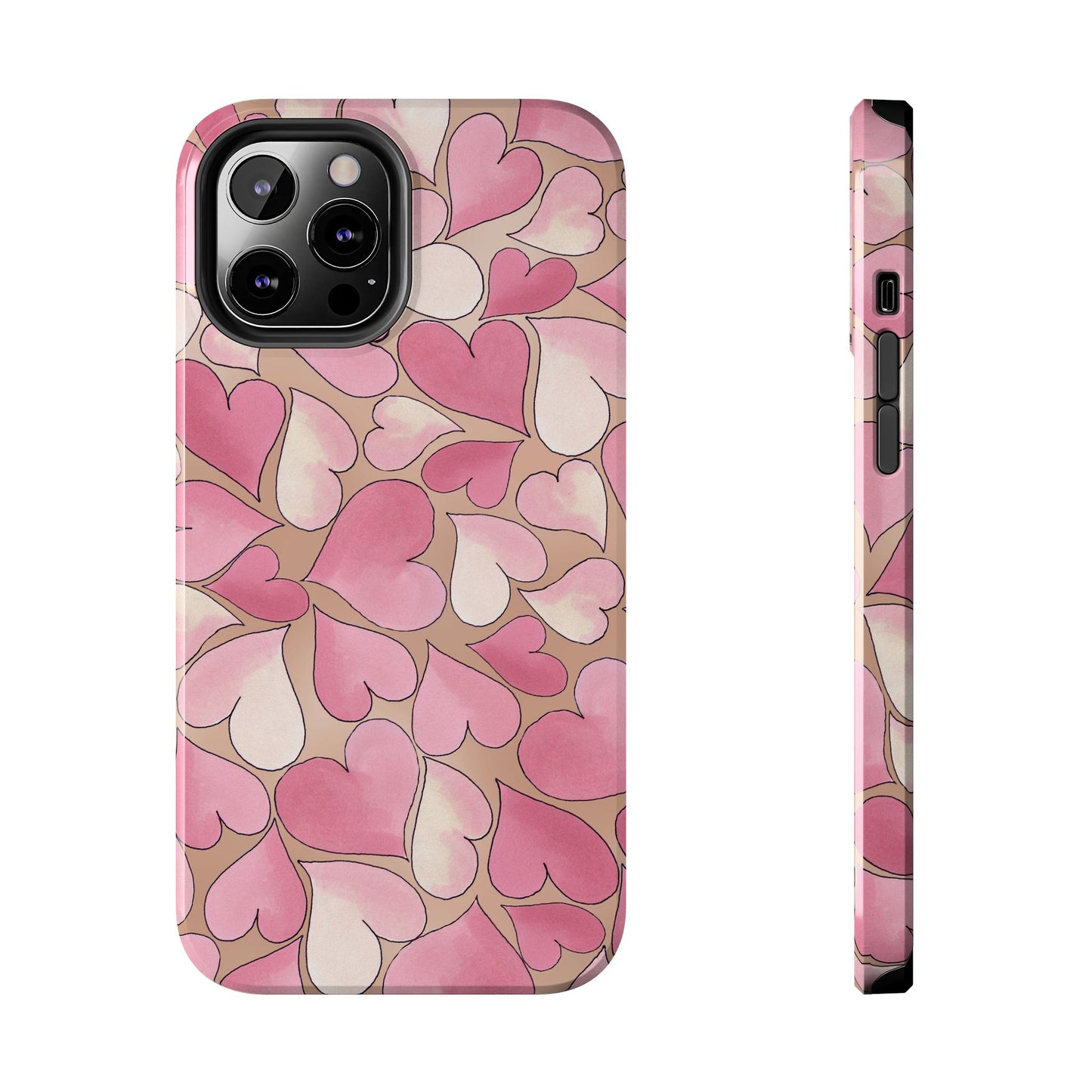 Hearts Malt Phone Case