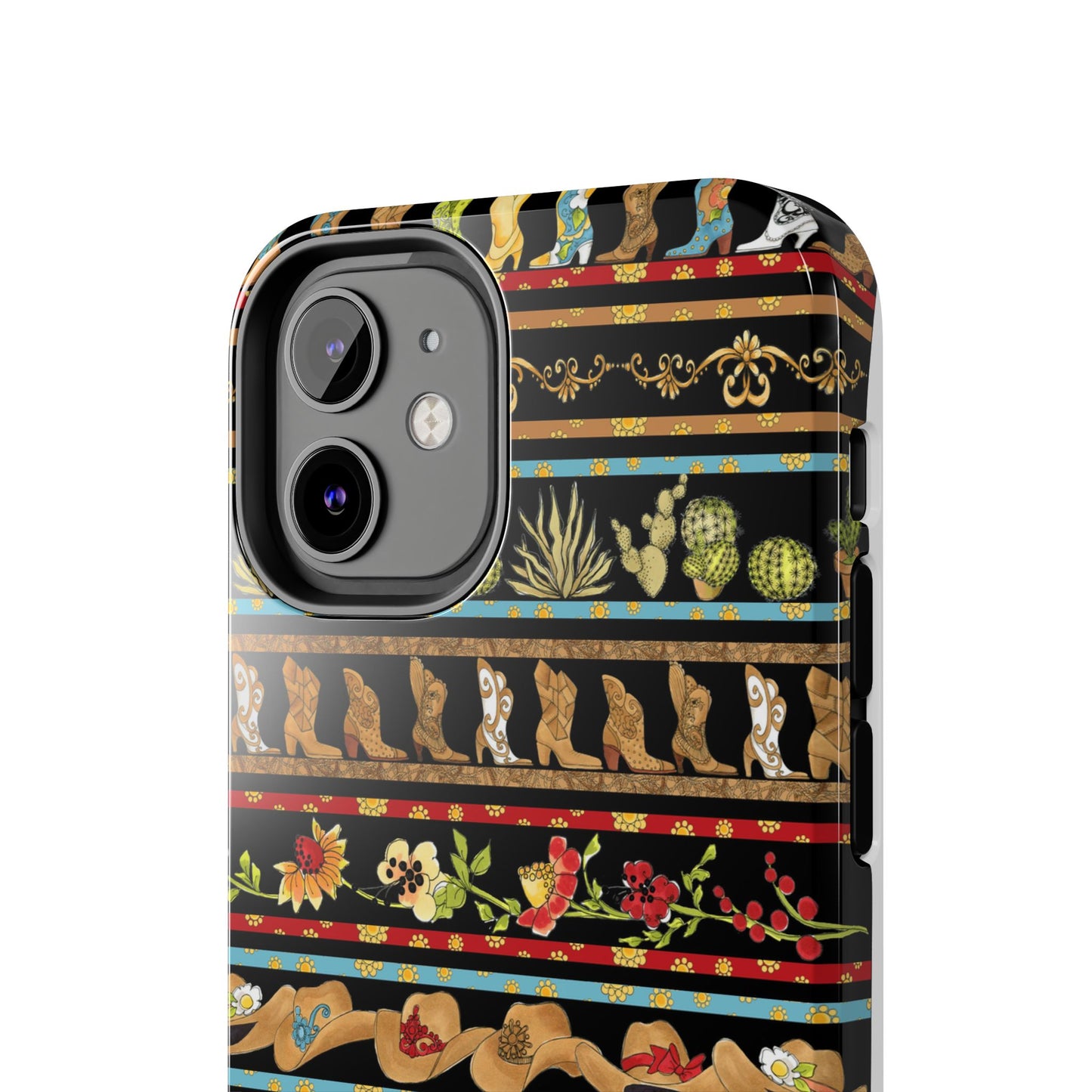 Whoa Borders Black Phone Case