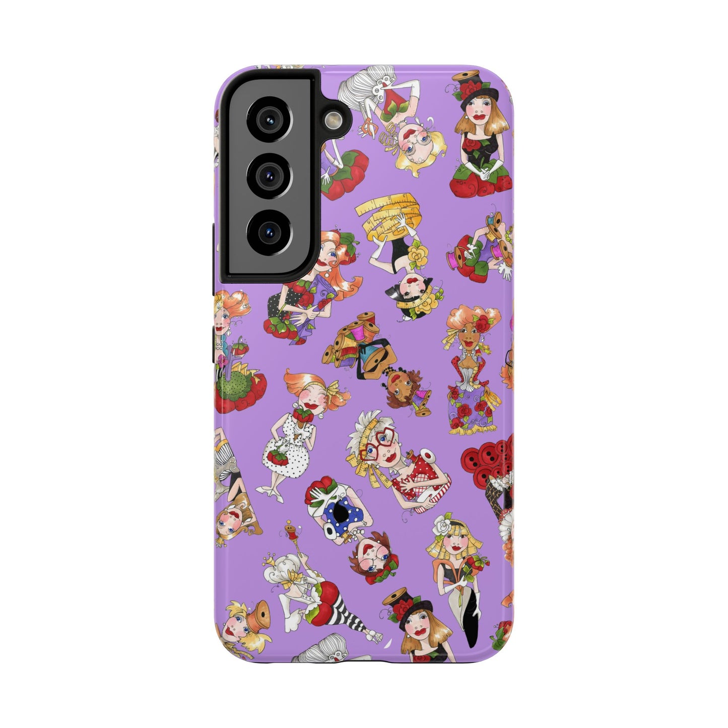 Curious Toss Purple Phone Case