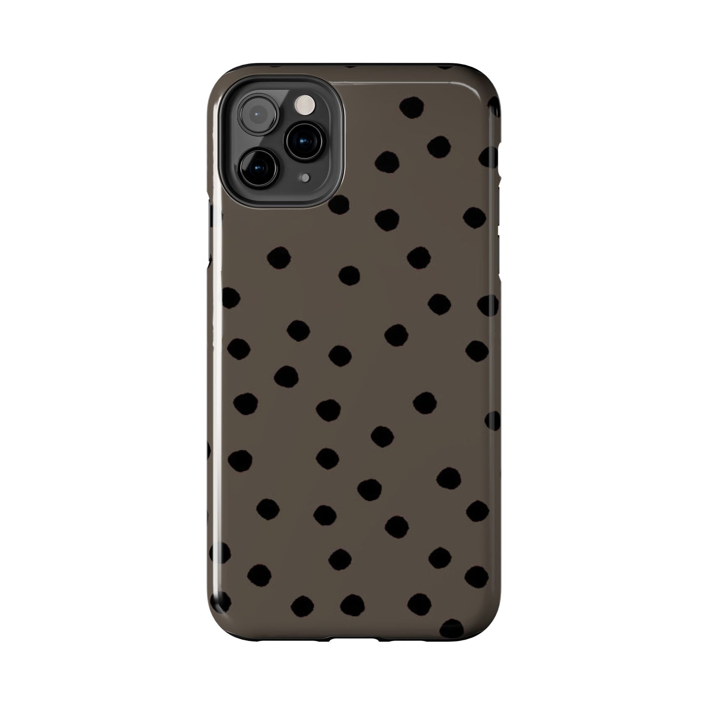 Dinky Dots Toast / Black Phone Case