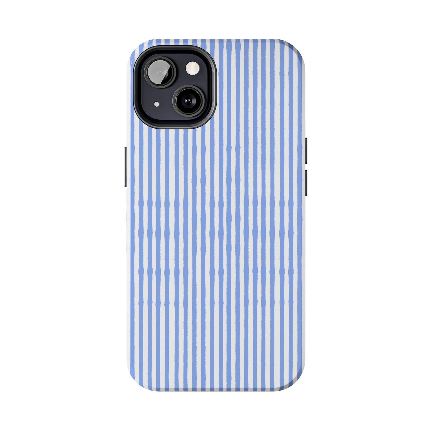 Lazy Stripe Blue / White Phone Case