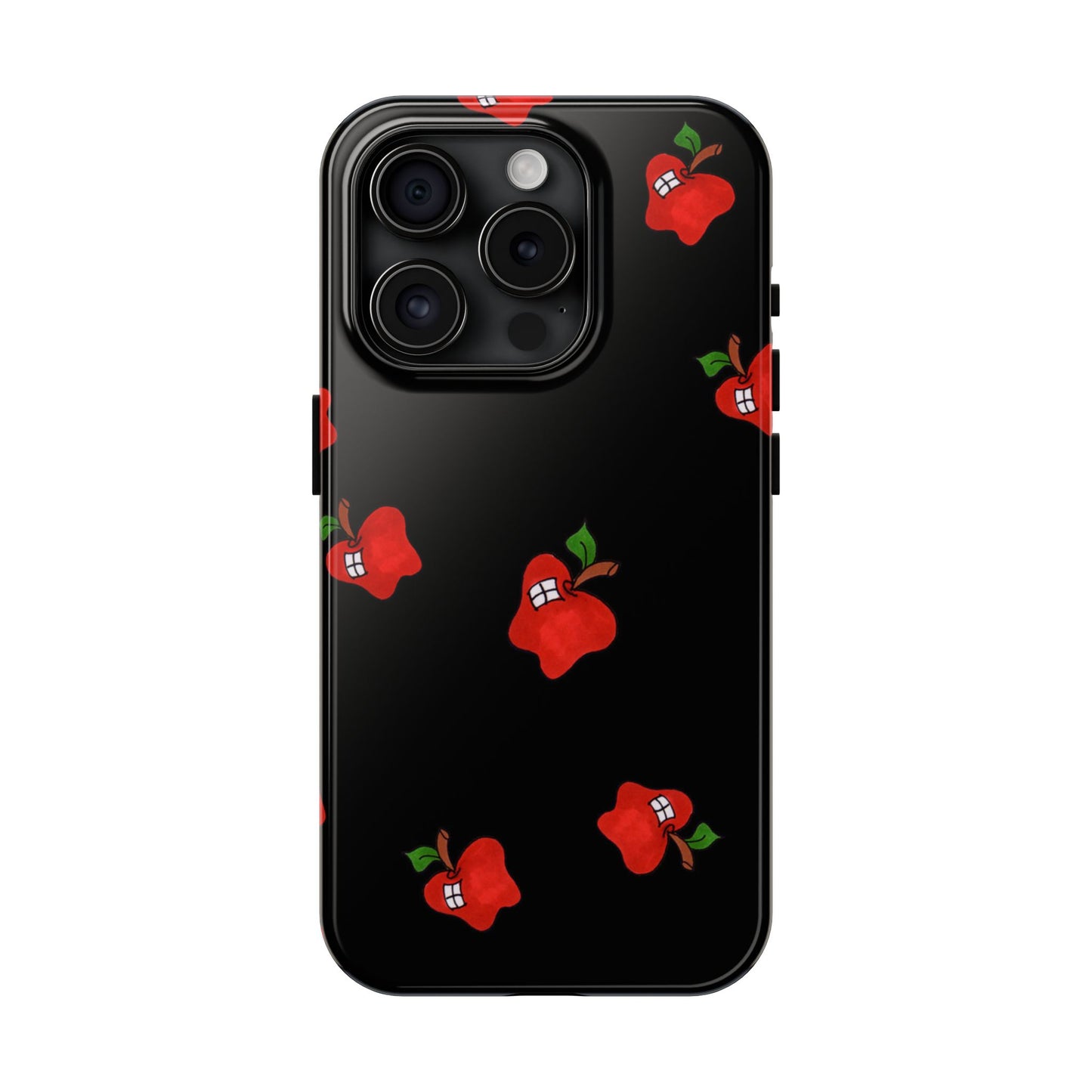 Flying Apples Black Phone Case