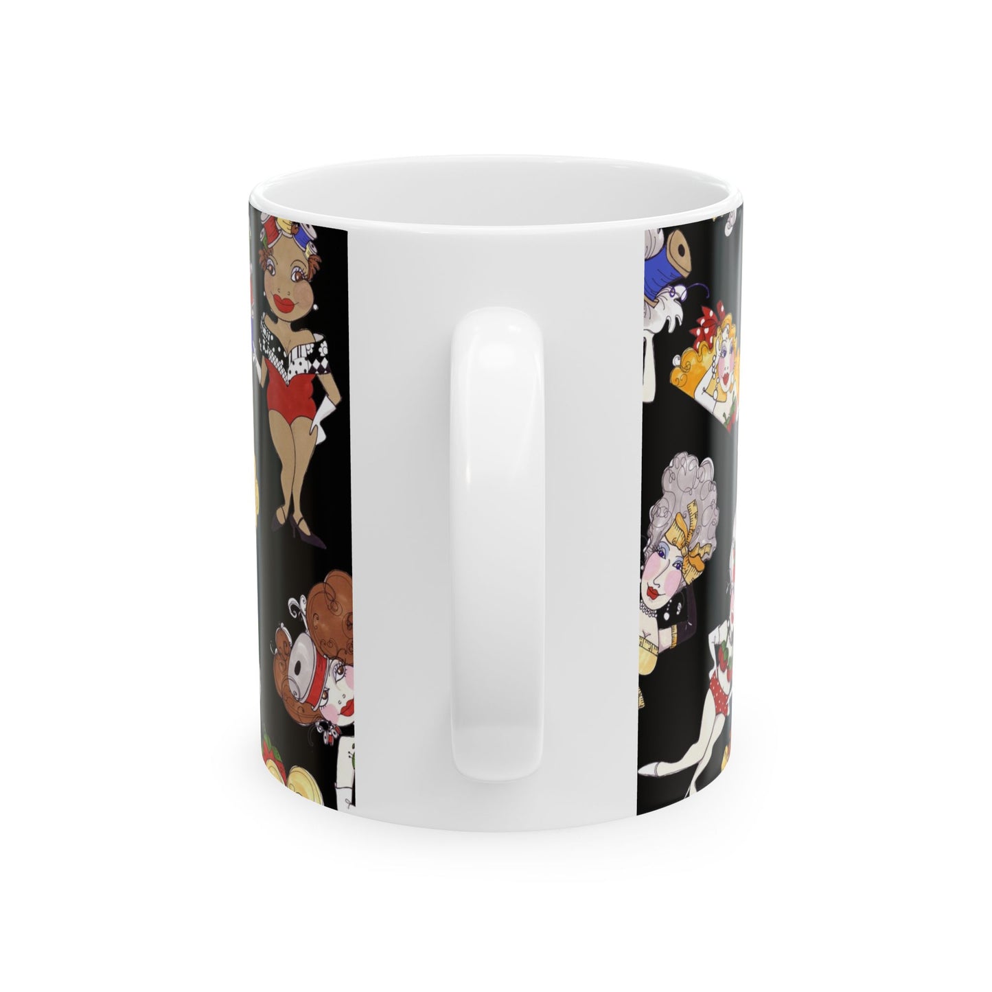 Sew Tossed Black Cup