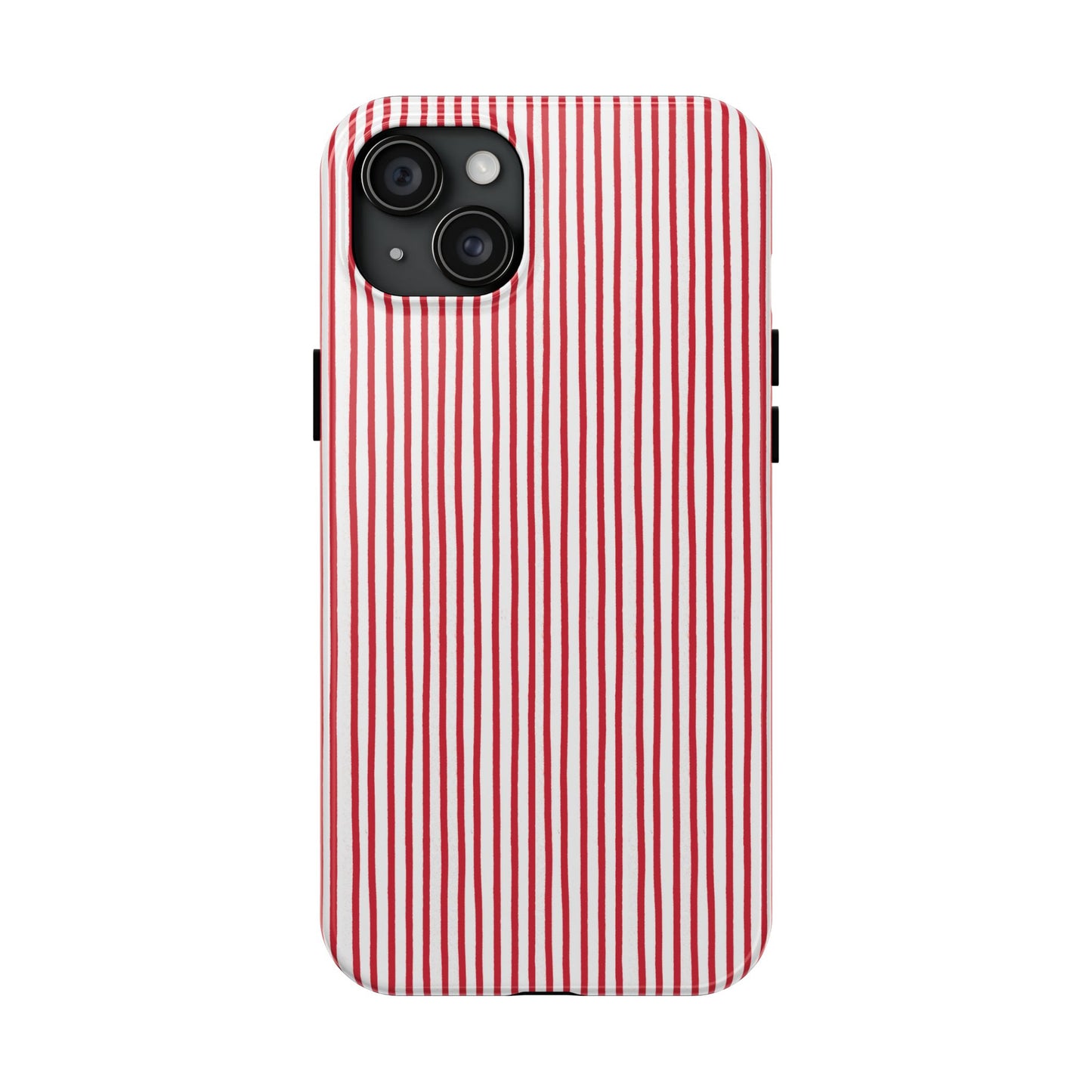 Candy Stripe White / Red Phone Case