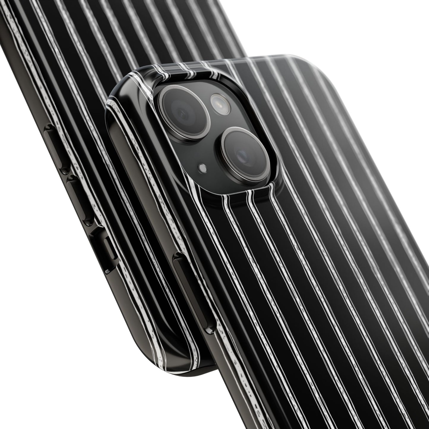 Napkin Stripe Black / White Phone Case