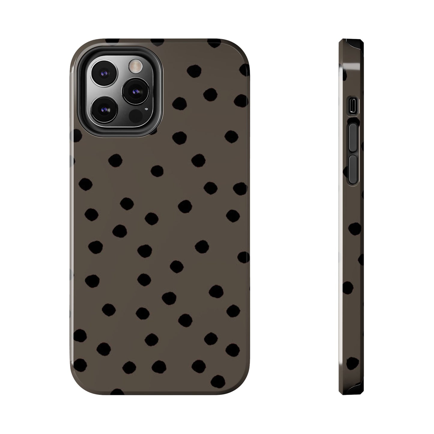 Dinky Dots Toast / Black Phone Case