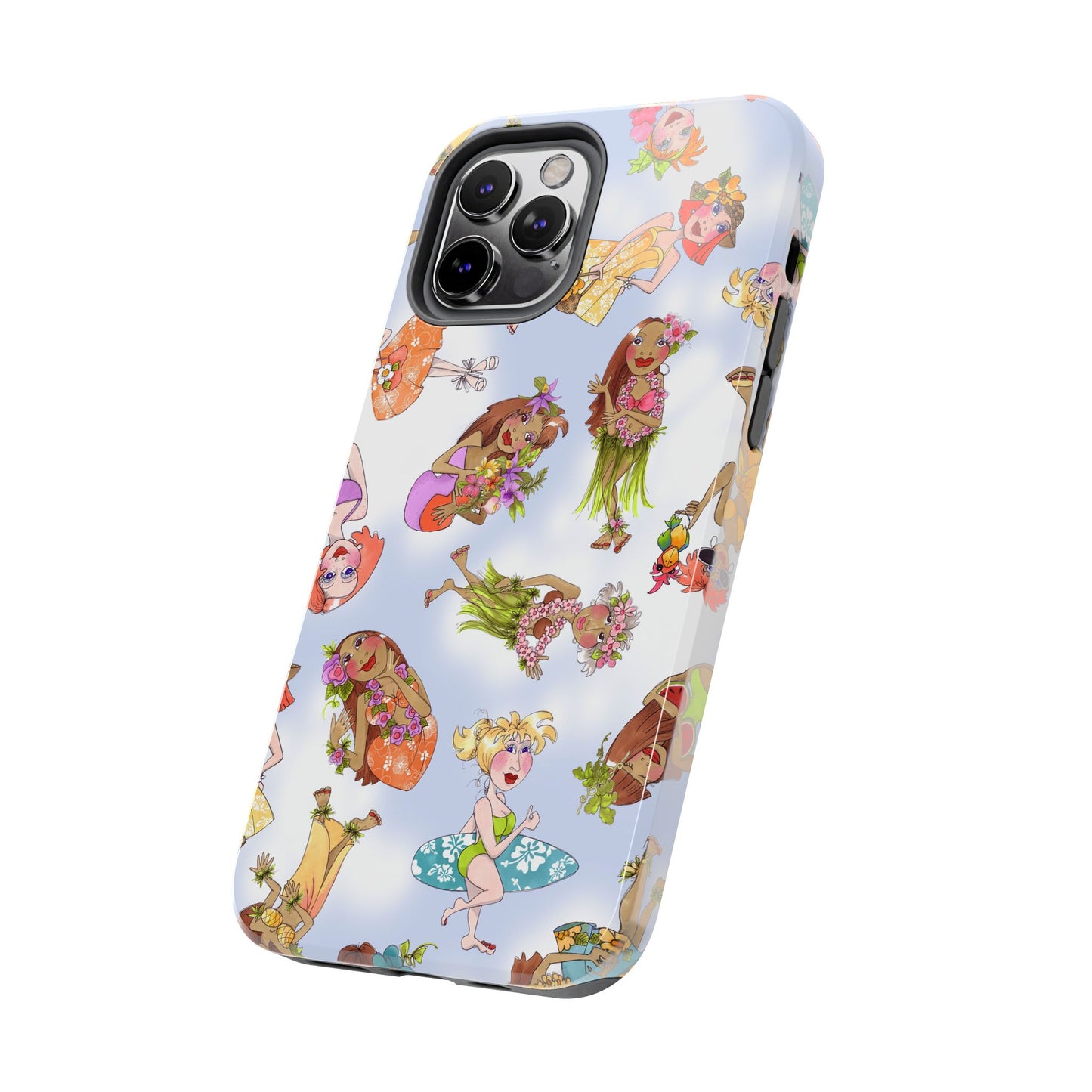 Island Toss Blue Sky Phone Case