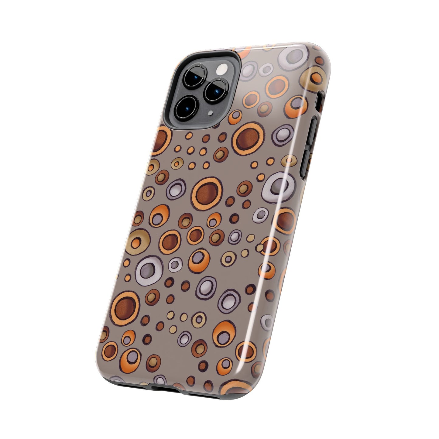 Doggy Dots Gray Phone Case
