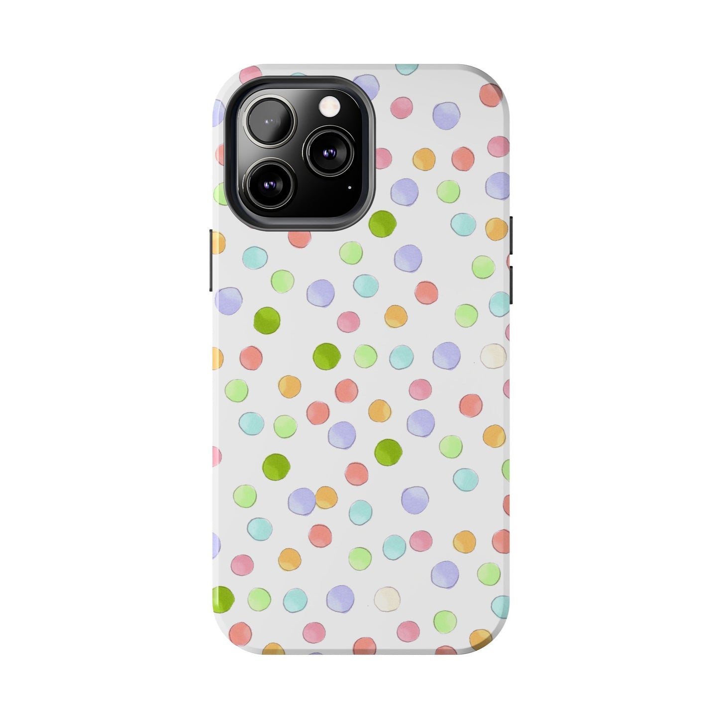 Happy Dots White Phone Case