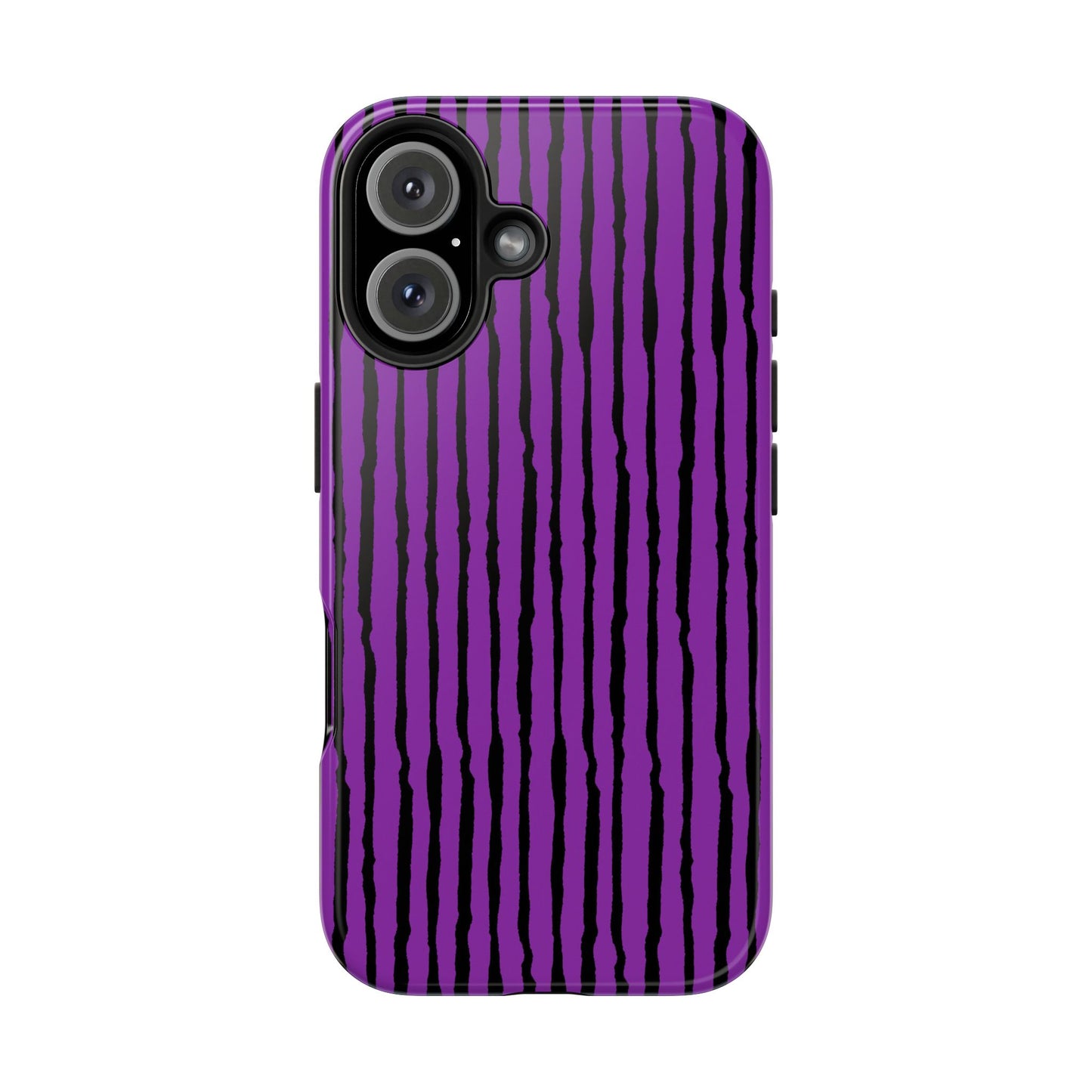 Sorta Stripe Purple / Black Phone Case