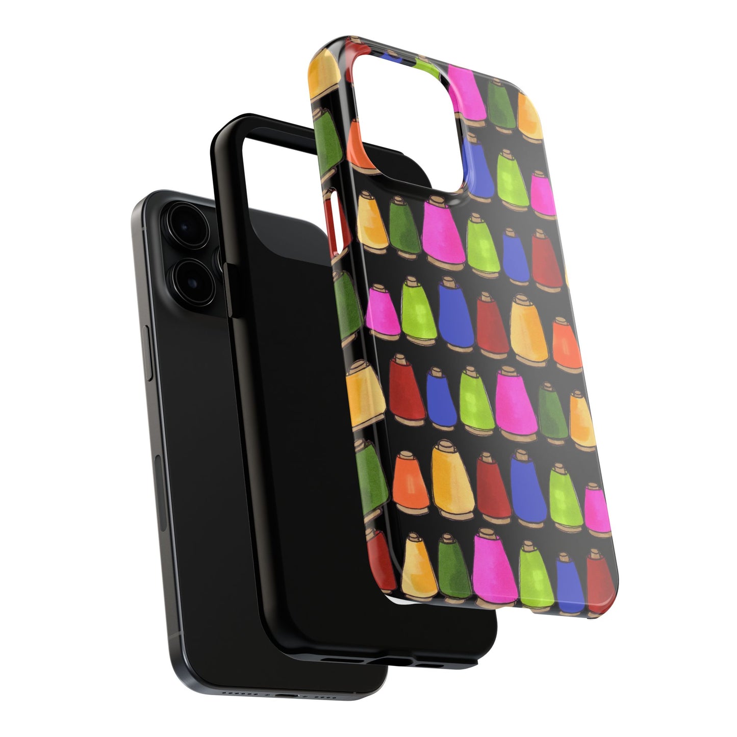 Coneiferous Black / Multi Phone Case