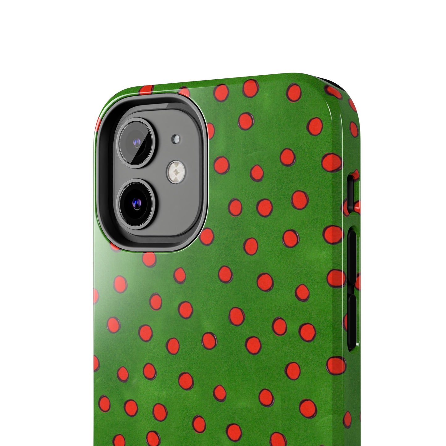 Dinky Dots Green / Red Phone Case