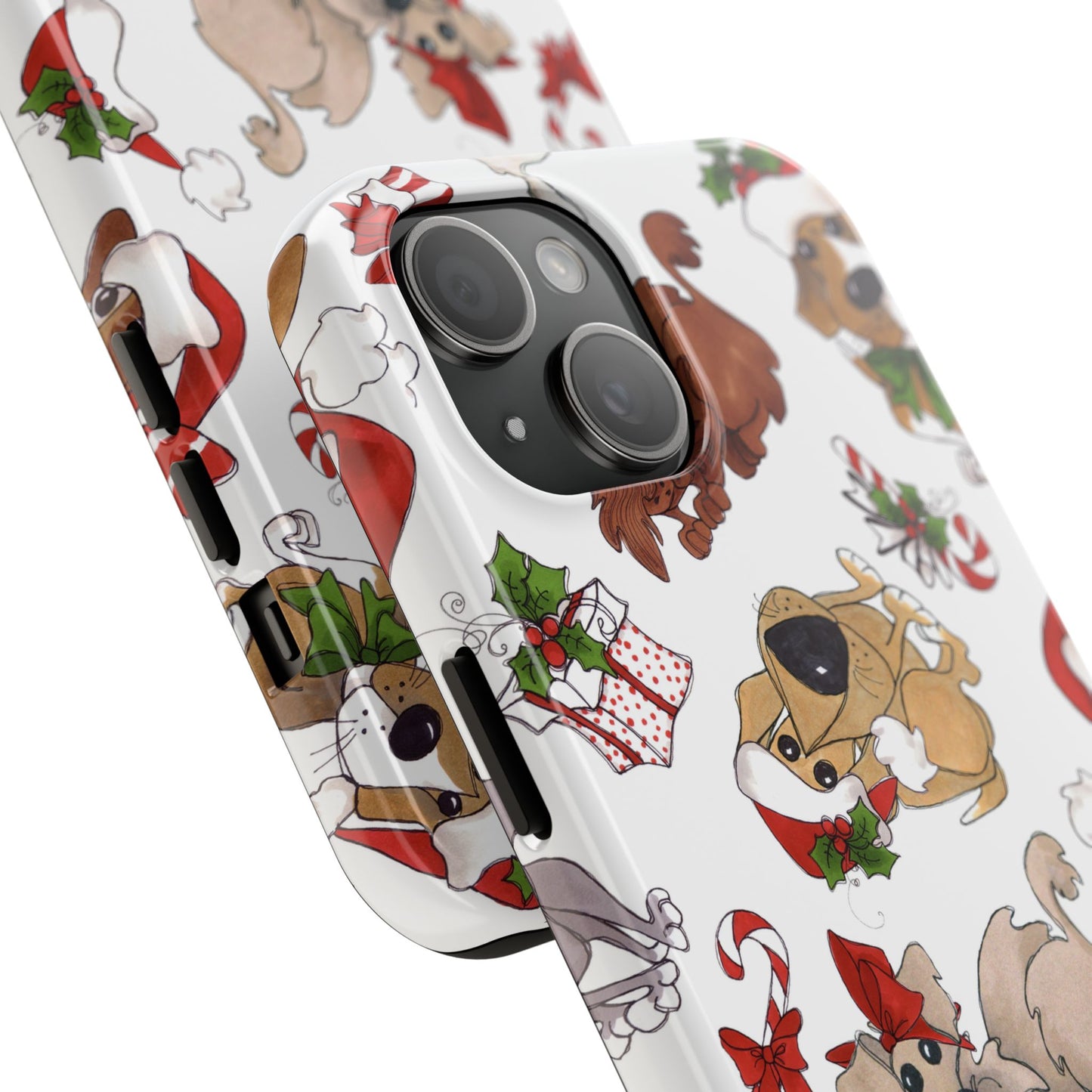 Doggie Toss White Phone Case