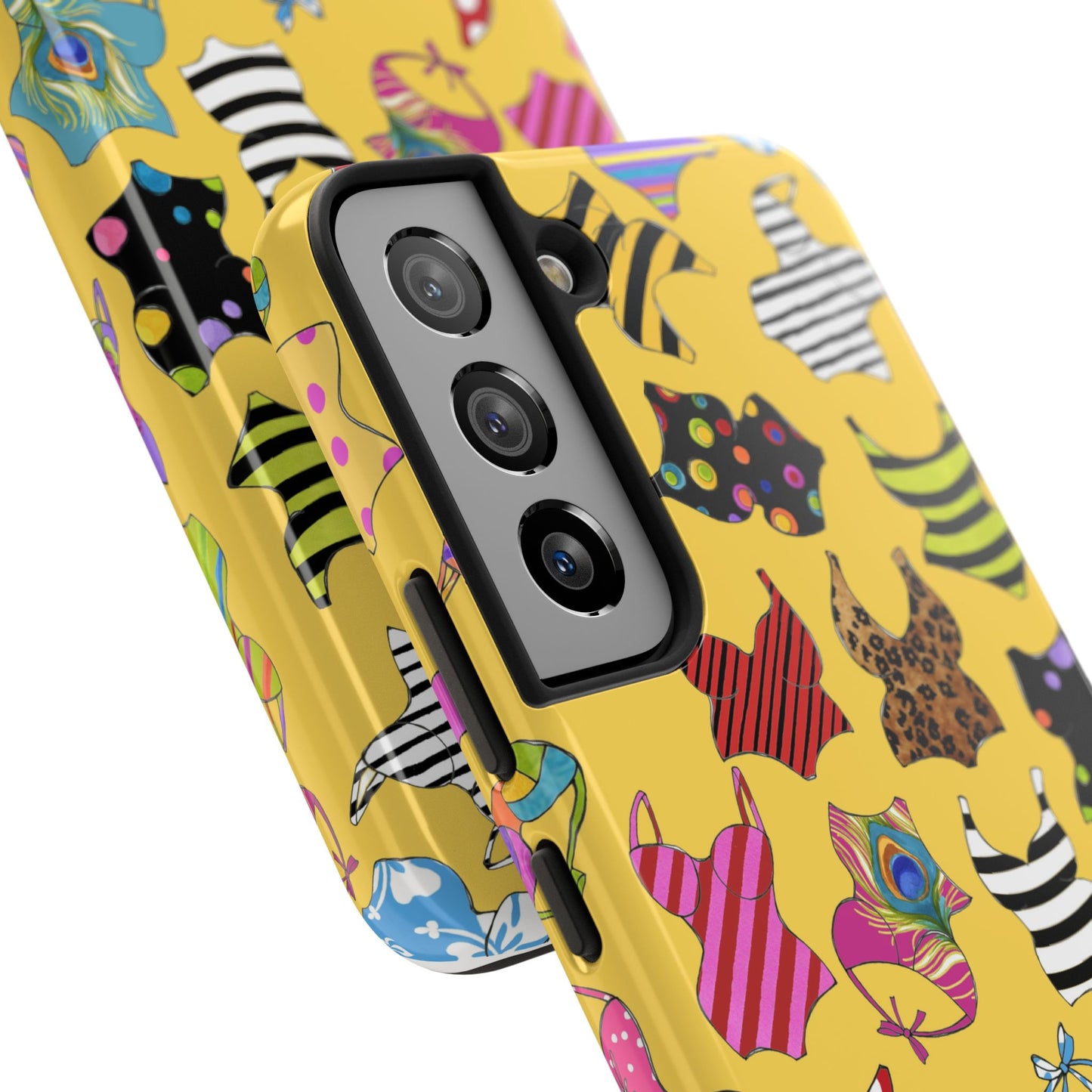 Assorted Suits Yellow Phone Case