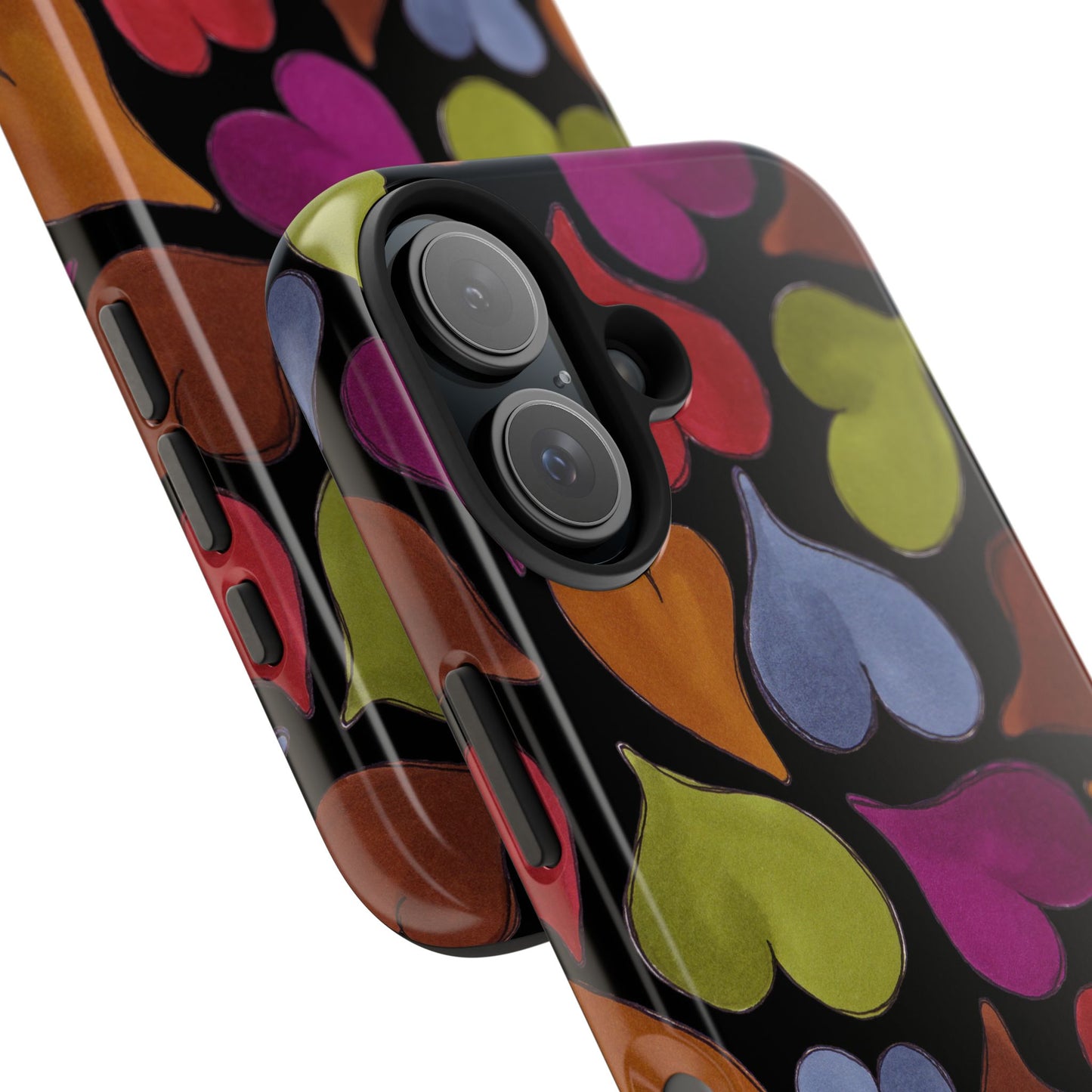 Big Hearted Black Phone Case