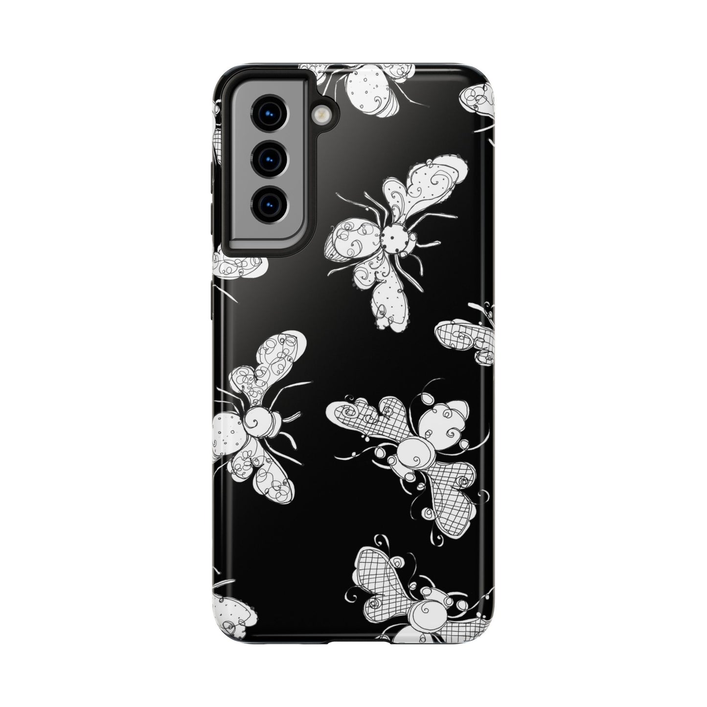 Busy Bee Black Phone Case