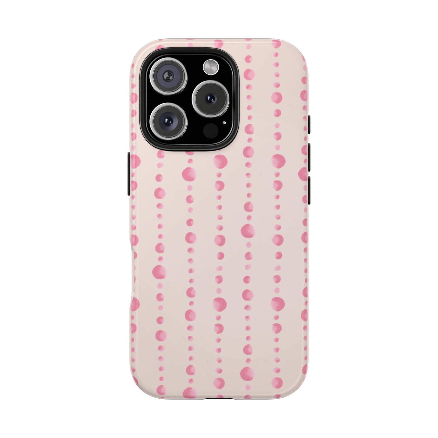 Beaded Curtain Vanilla / Pink Phone Case