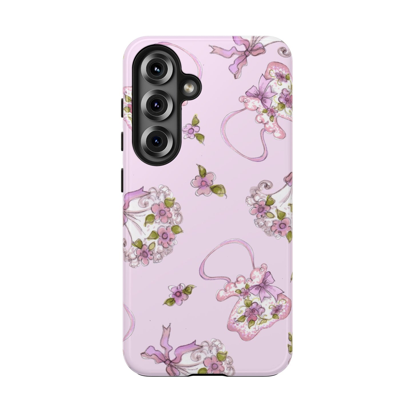 Flower Model Hand Bag Phone Case