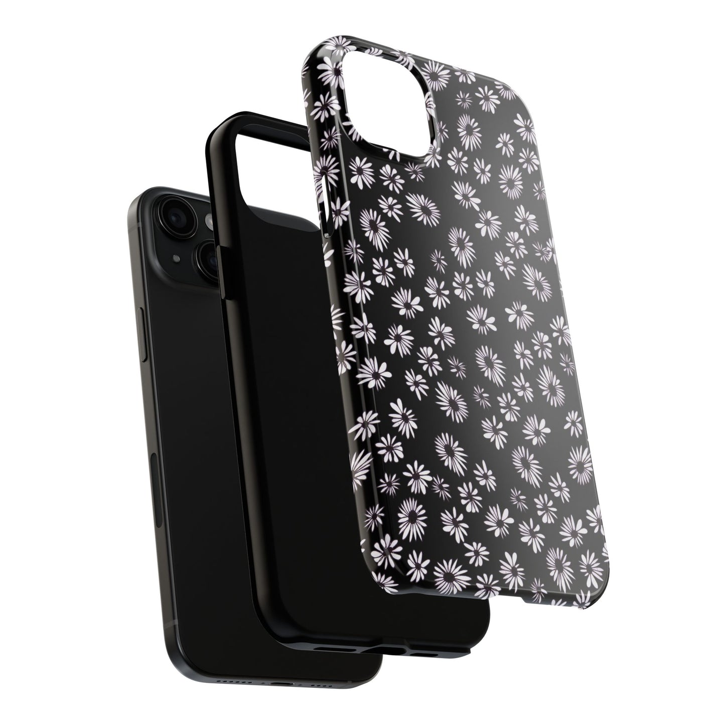 Random Daisy Black / White Phone Case
